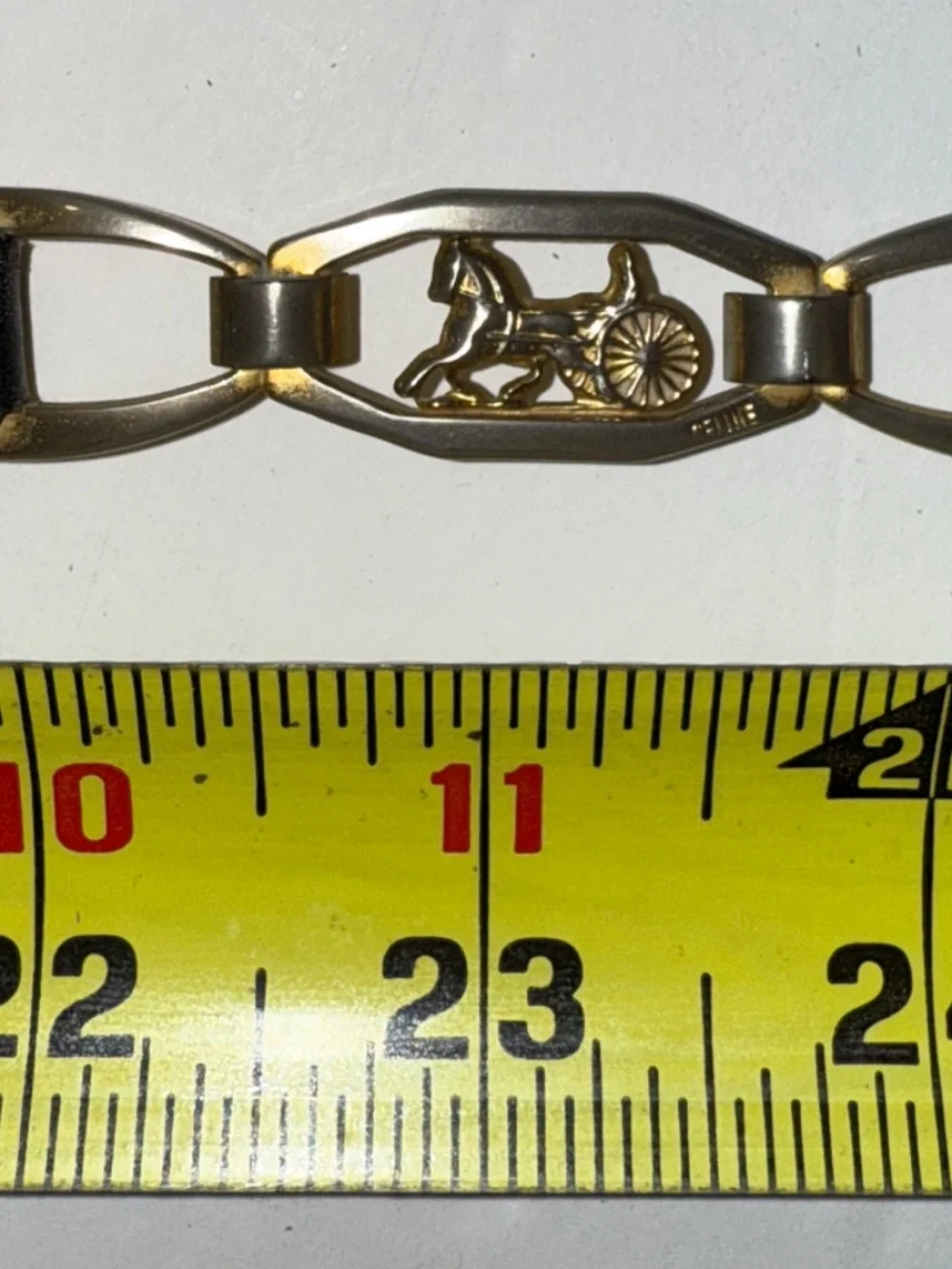 ALLURING CELINE LIMITED EDITION CARRIAGE BLACK LEATHER BELT! (ITALY)